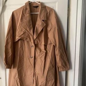 Banana republic oversized cocoon trench coat
